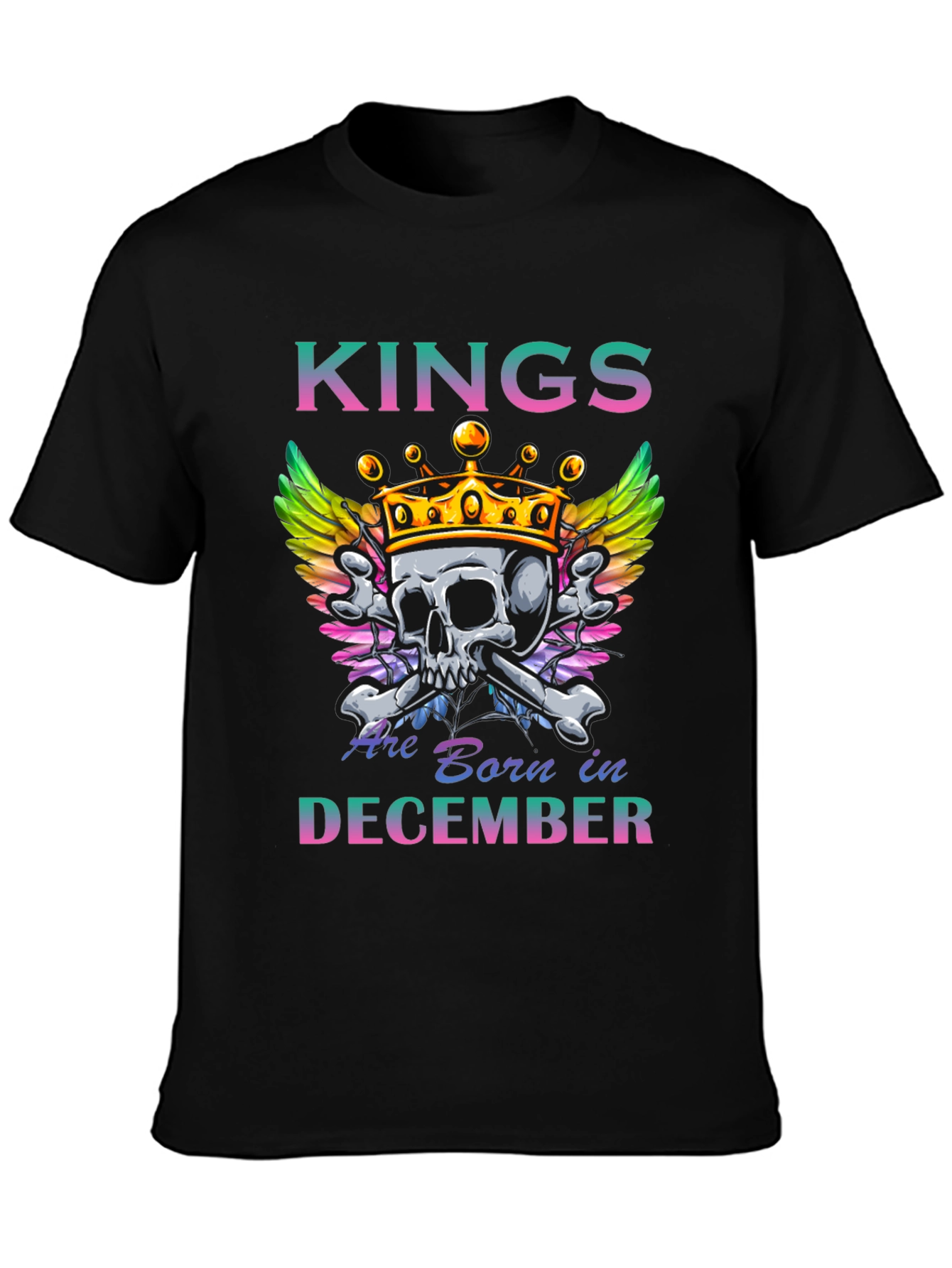 Kings Born in December Graphic T-Shirt