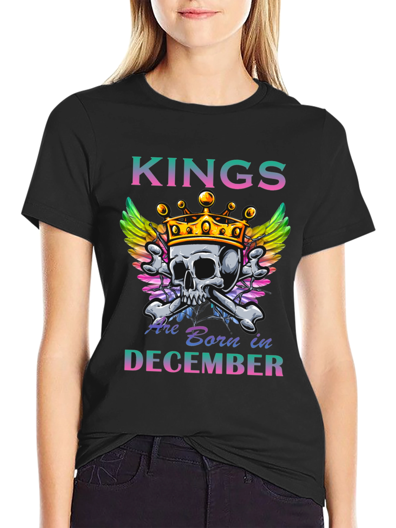 Kings Born in December Graphic T-Shirt