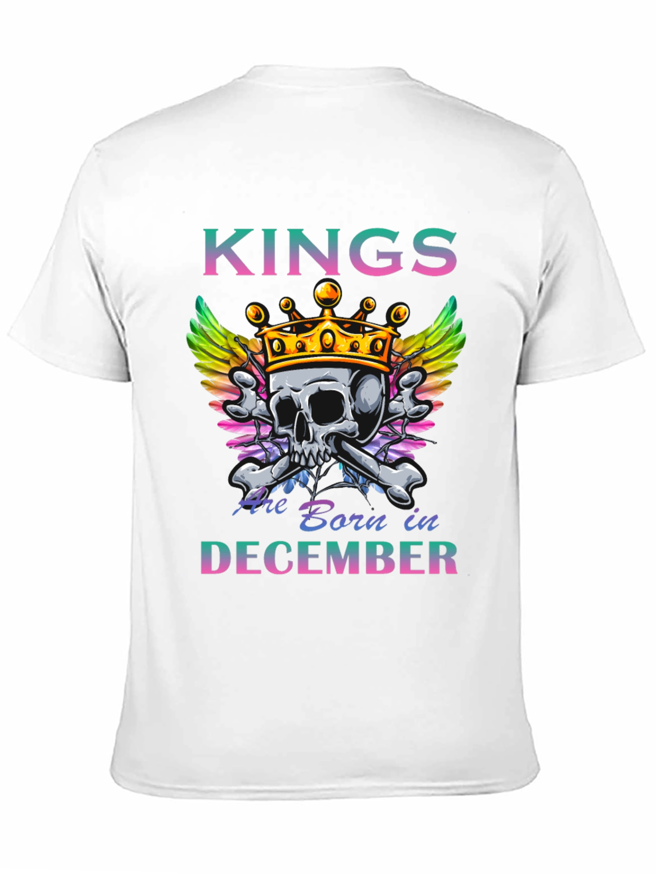 Kings Born in December Graphic T-Shirt