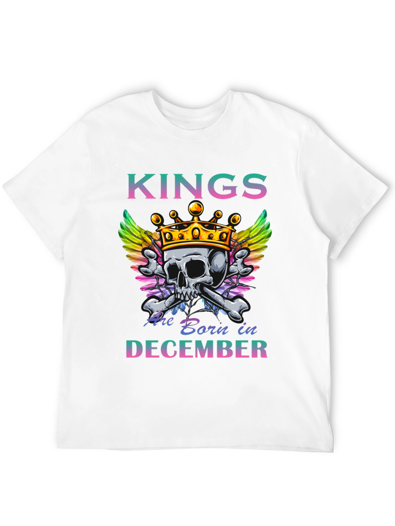 Kings Born in December Graphic T-Shirt