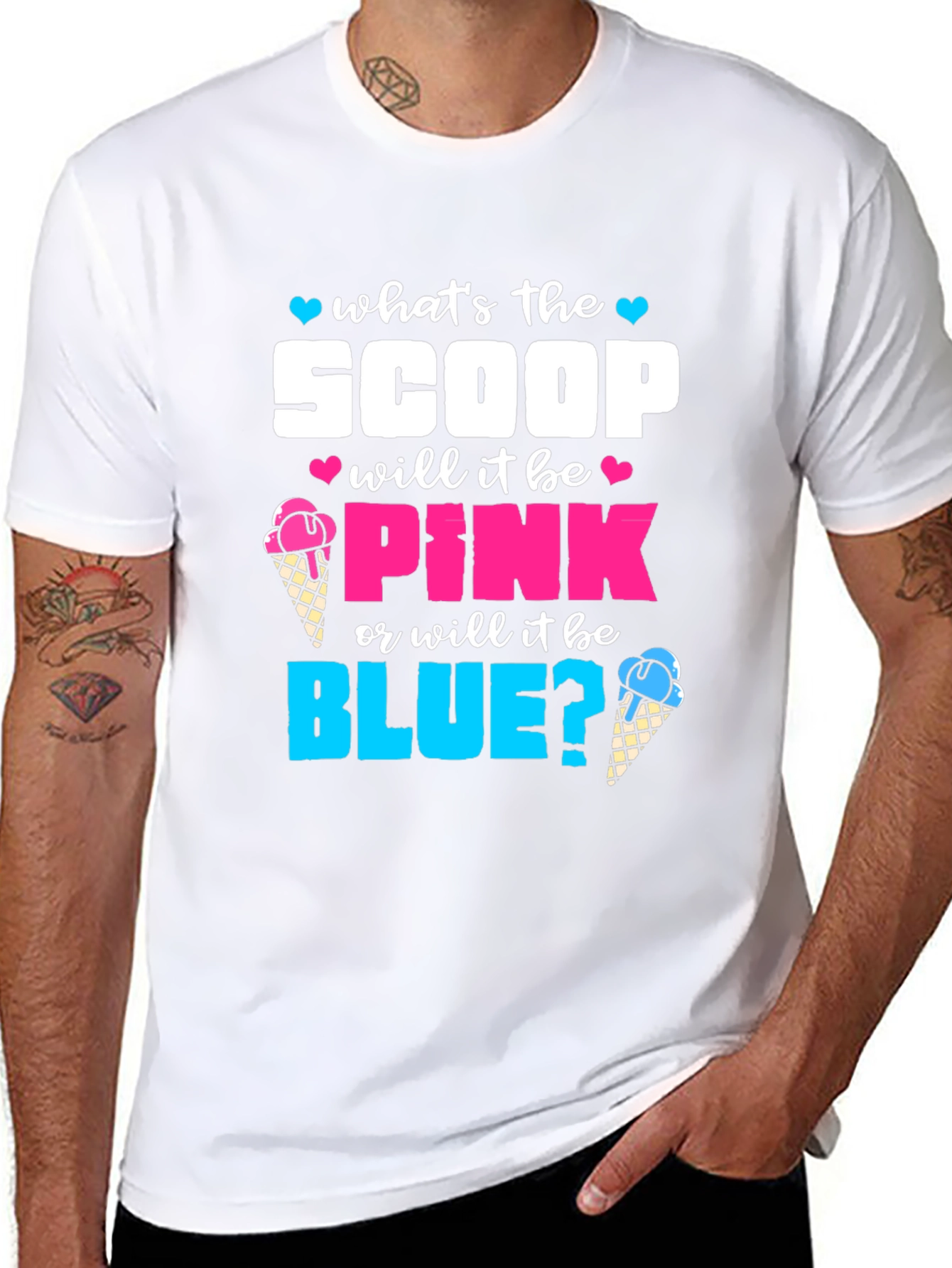 Gender Reveal Scoop T-Shirt