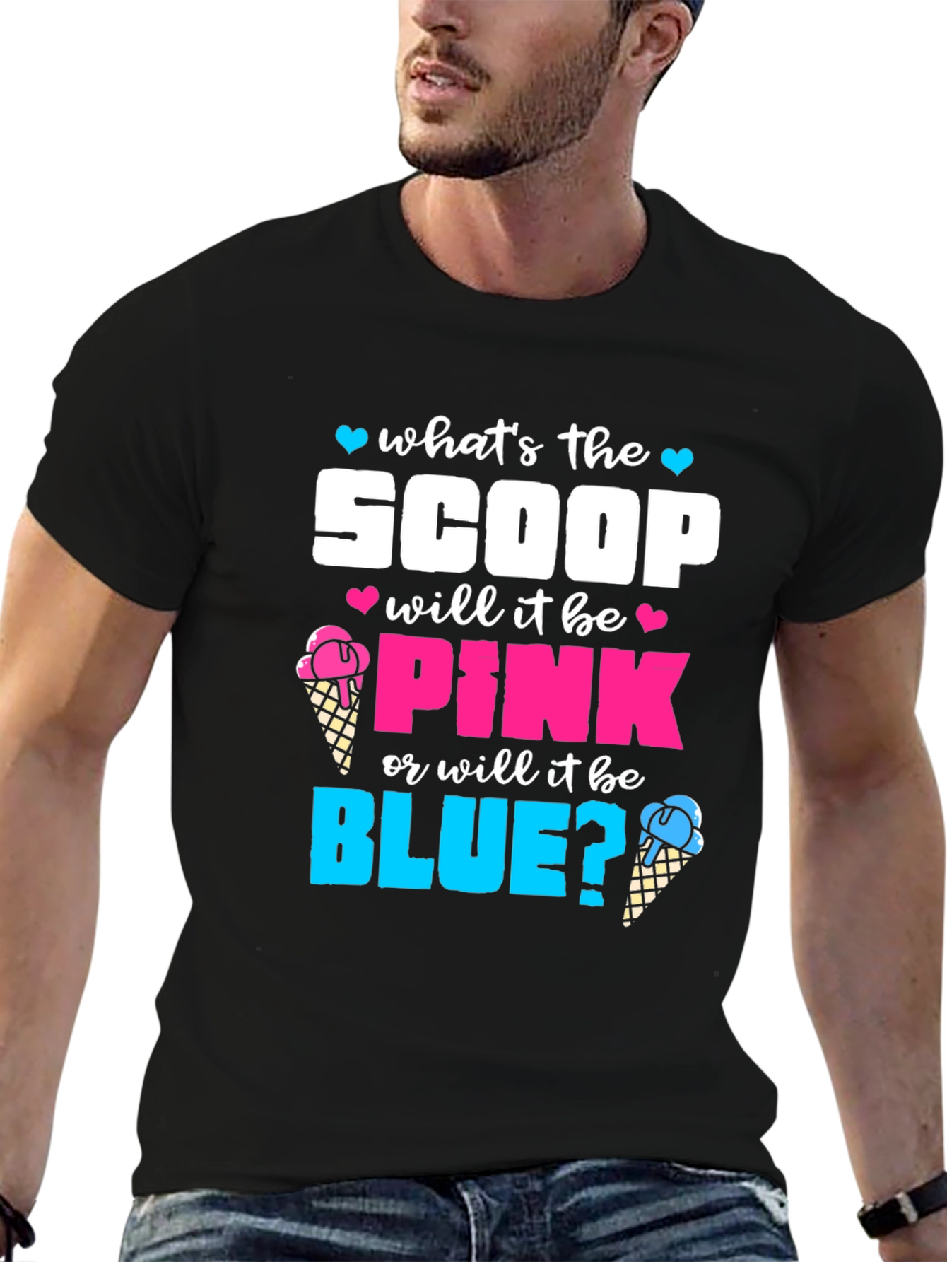 Gender Reveal Scoop T-Shirt