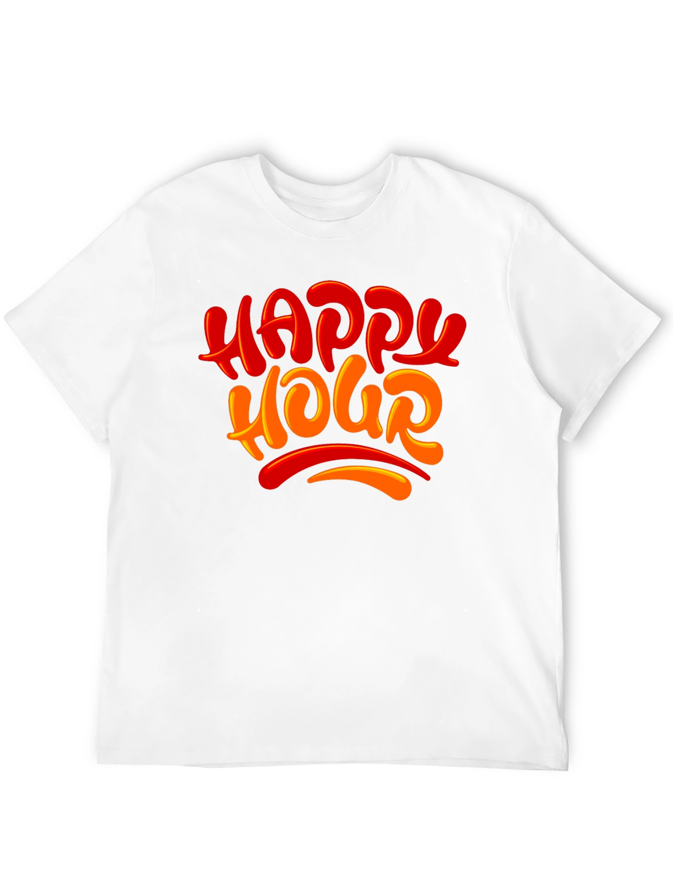 Happy Hour Graphic Tee - Black