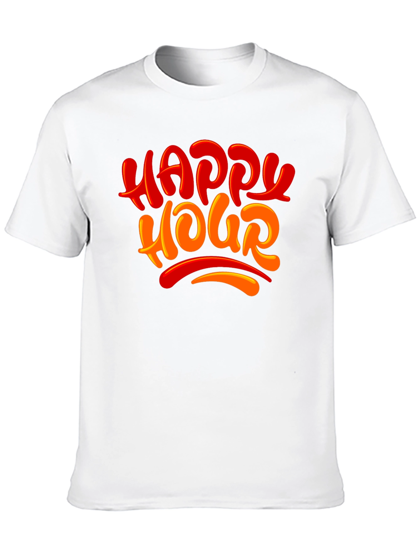 Happy Hour Graphic Tee - Black