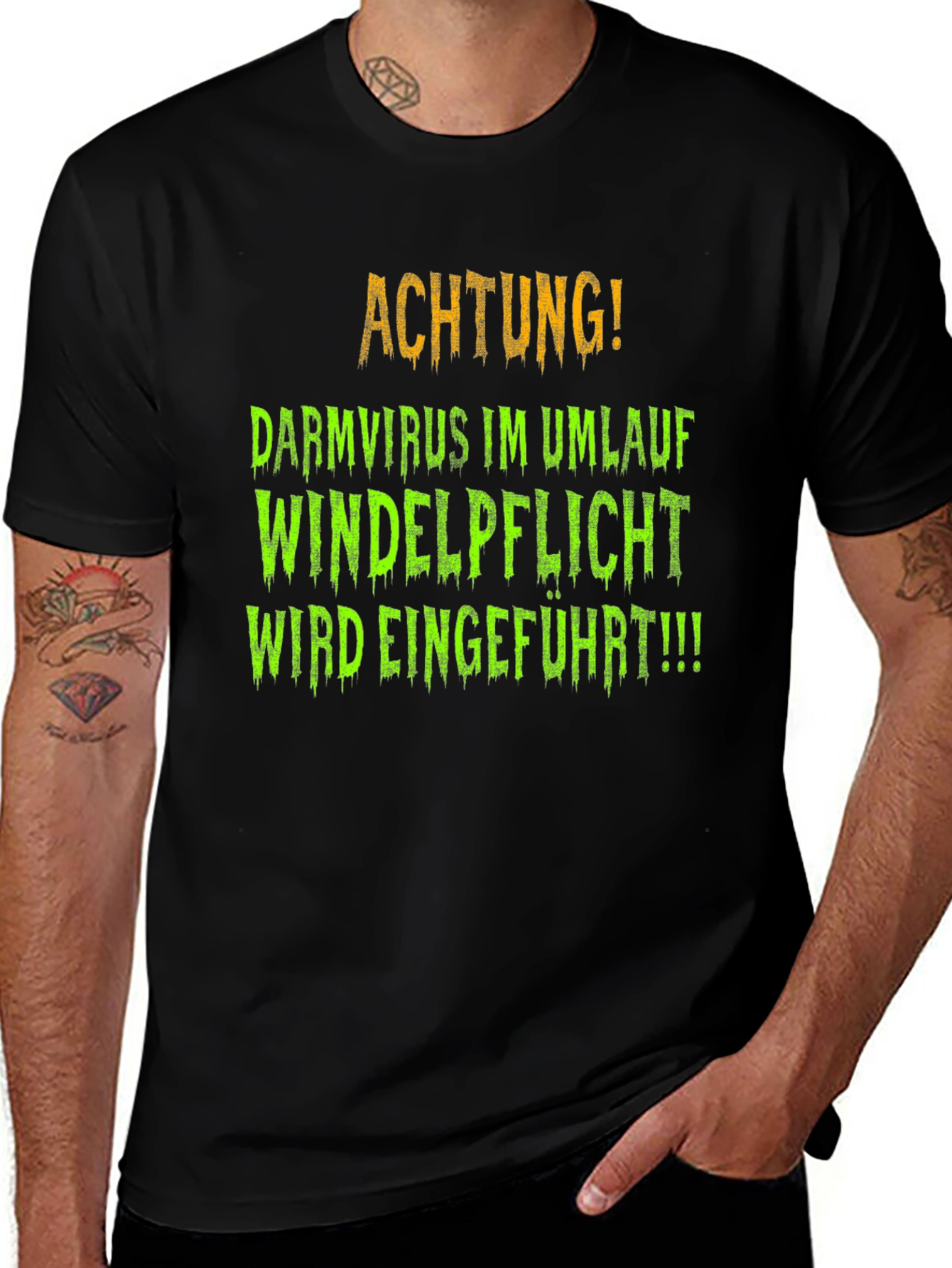 Achtung Virus T-Shirt