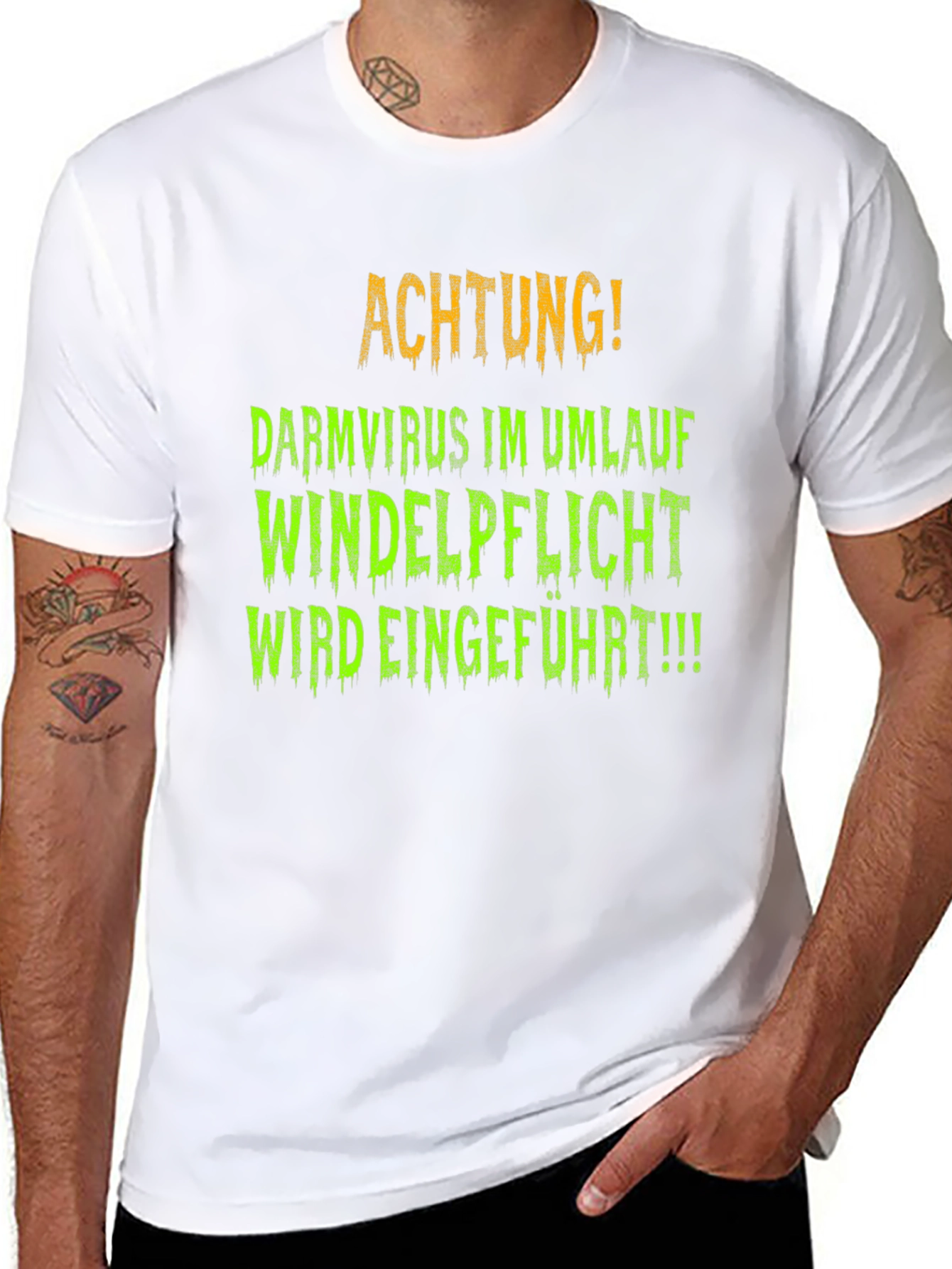 Achtung Virus T-Shirt