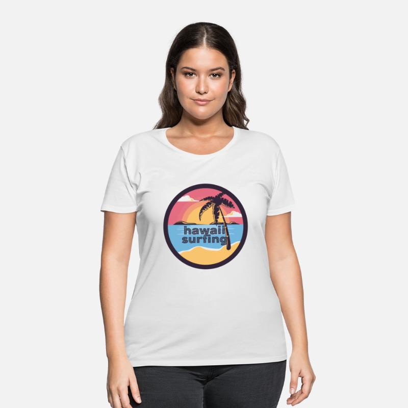 Vintage hawaii surfing label