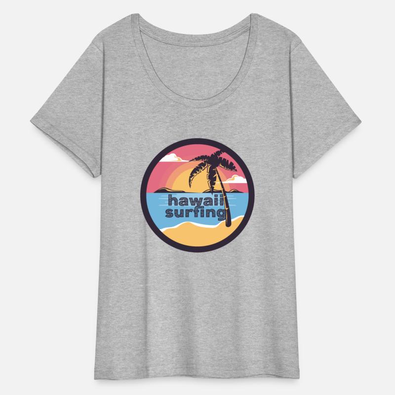 Vintage hawaii surfing label