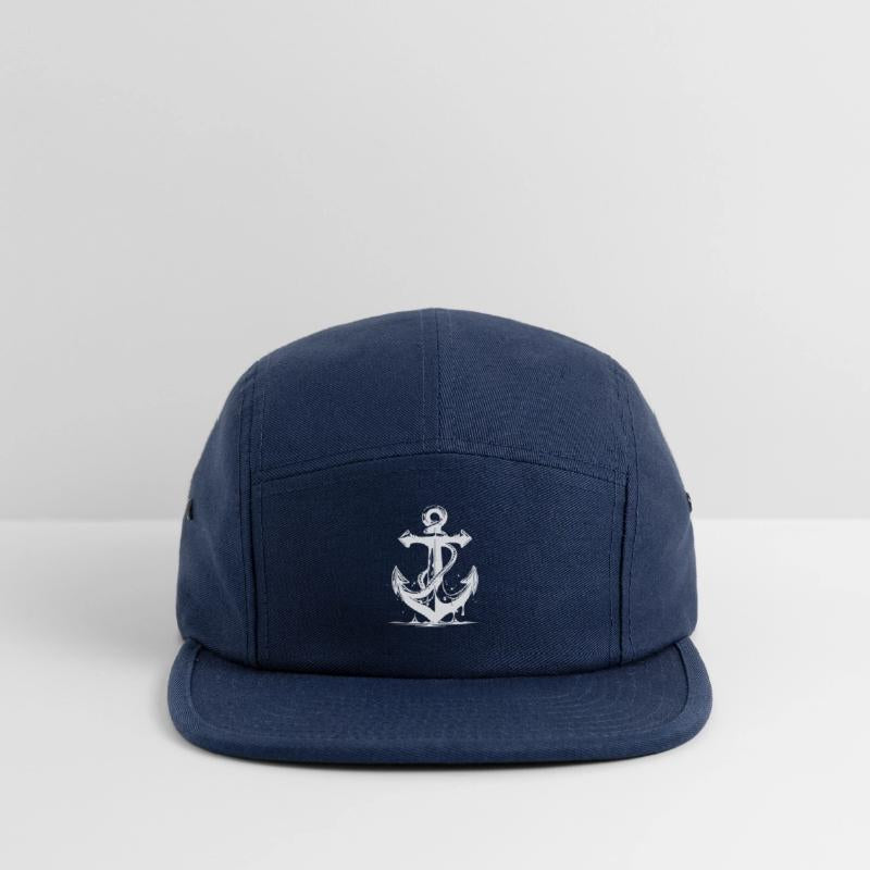 Vintage Old Wet Anchor With Rope