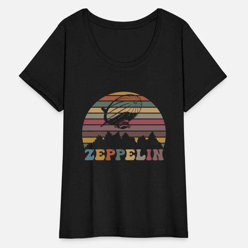Vintage Zeppelin Retro Sunset Funny Dirigible