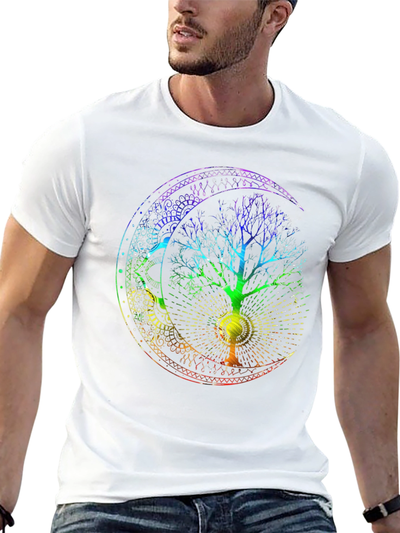 Rainbow Tree of Life Graphic T-Shirt