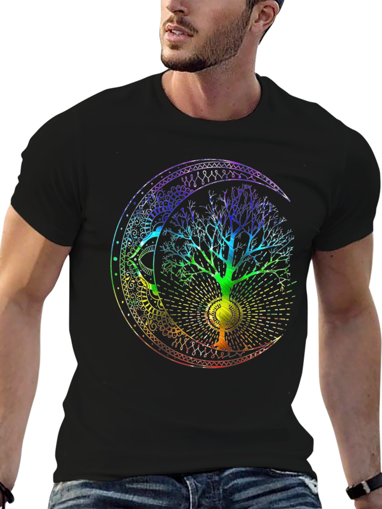 Rainbow Tree of Life Graphic T-Shirt