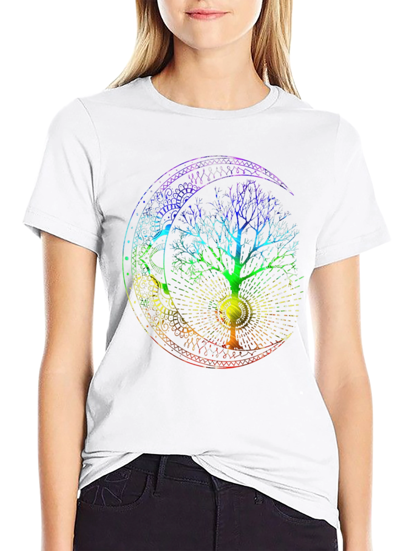 Rainbow Tree of Life Graphic T-Shirt