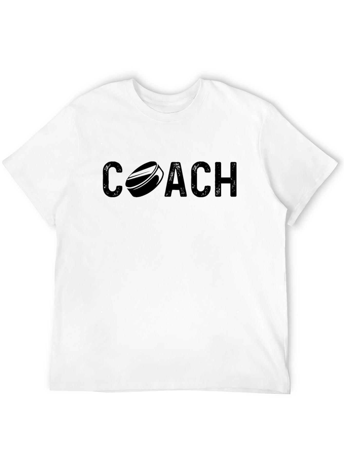 Hockey Coach T-Shirt - Black Graphic Tee