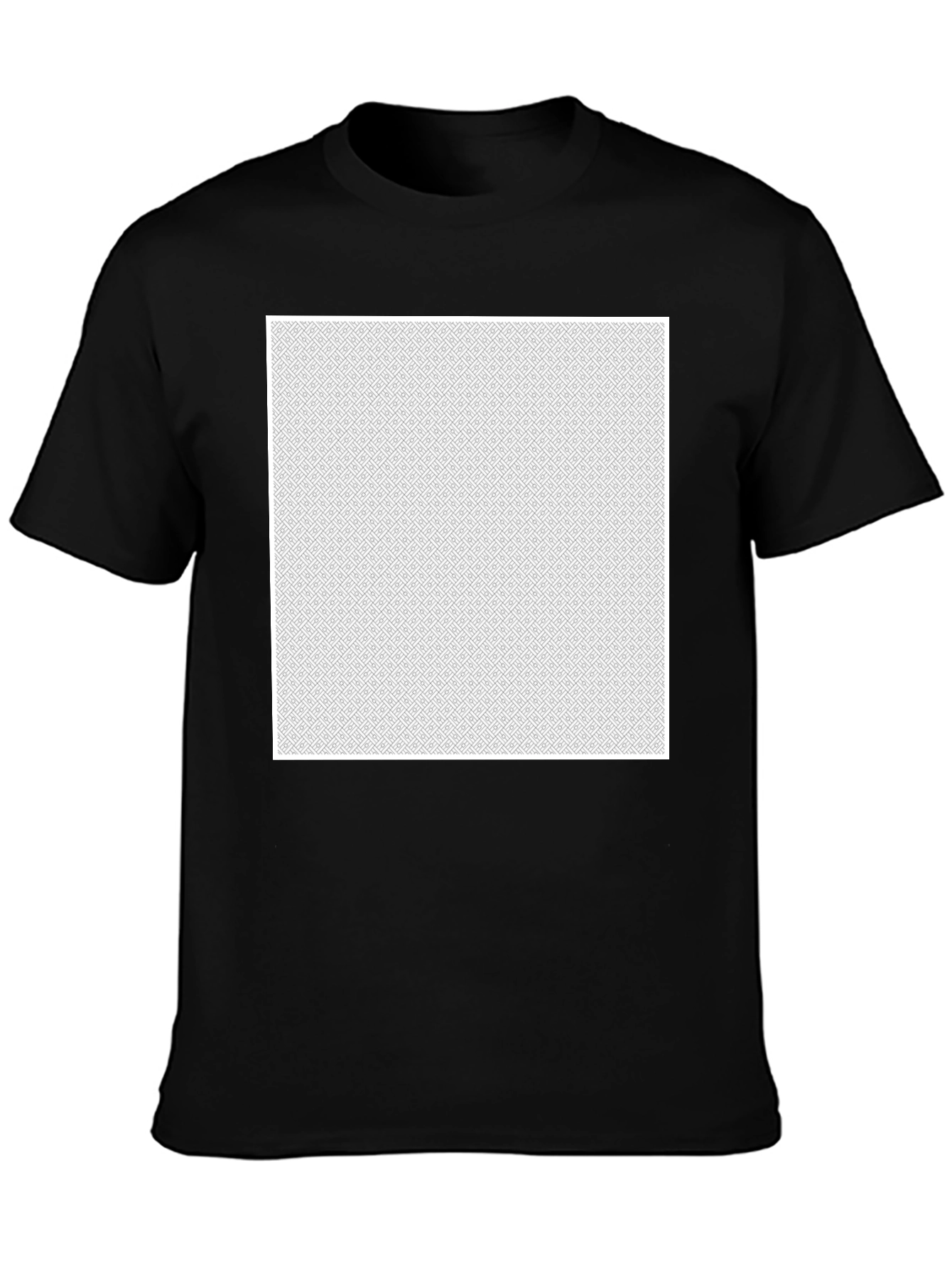 Modern Pattern T-Shirt - Stylish Geometric Tee