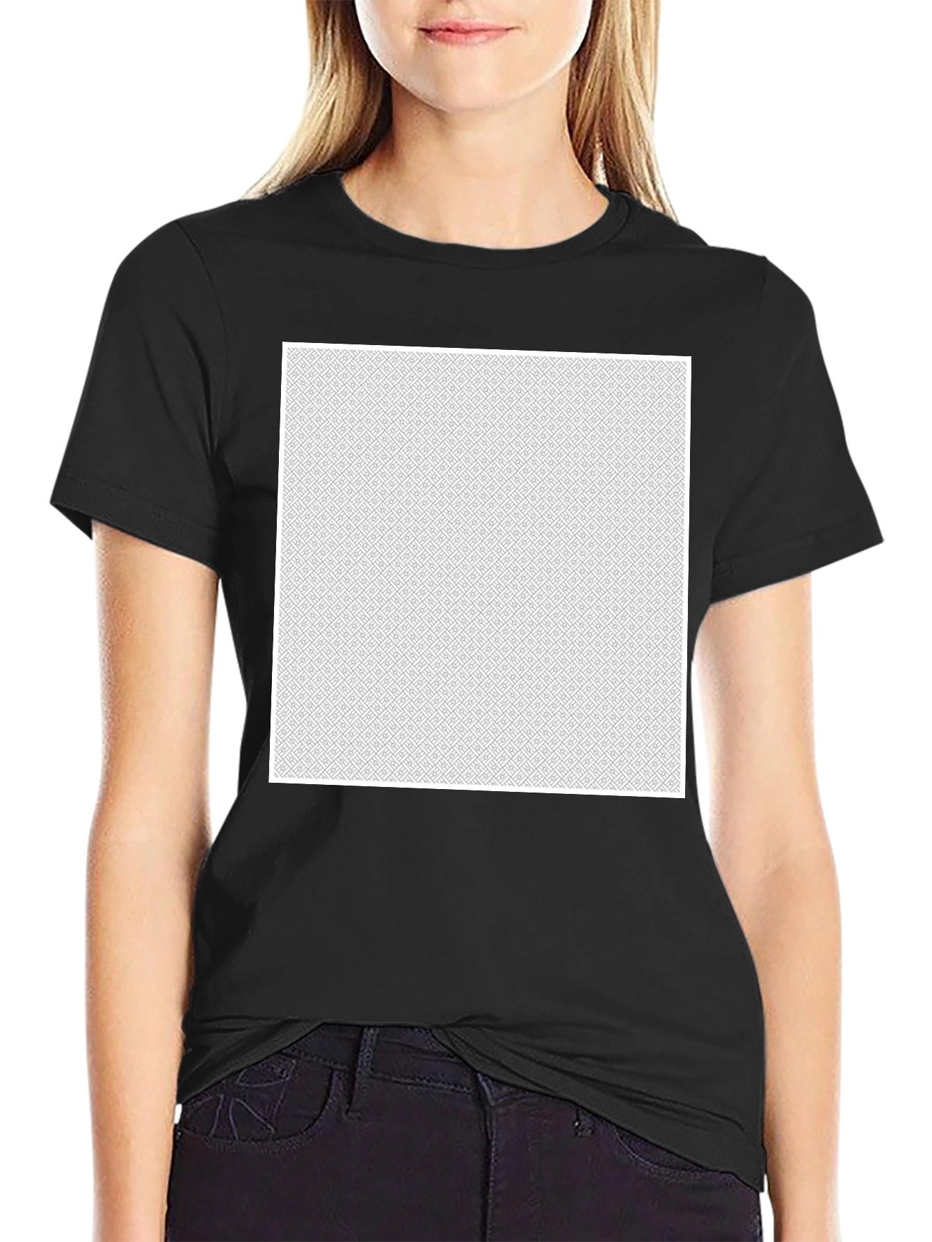 Modern Pattern T-Shirt - Stylish Geometric Tee