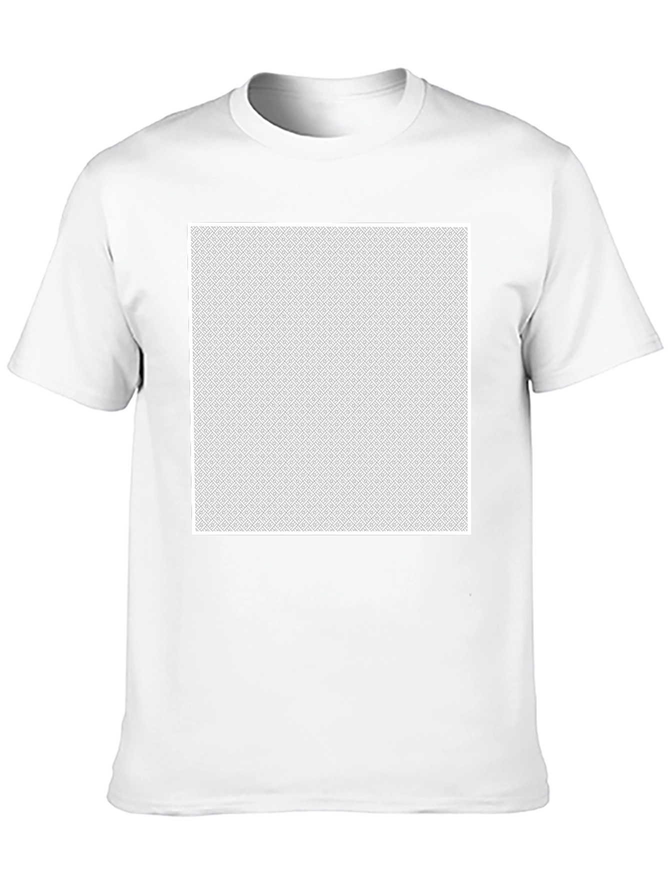 Modern Pattern T-Shirt - Stylish Geometric Tee