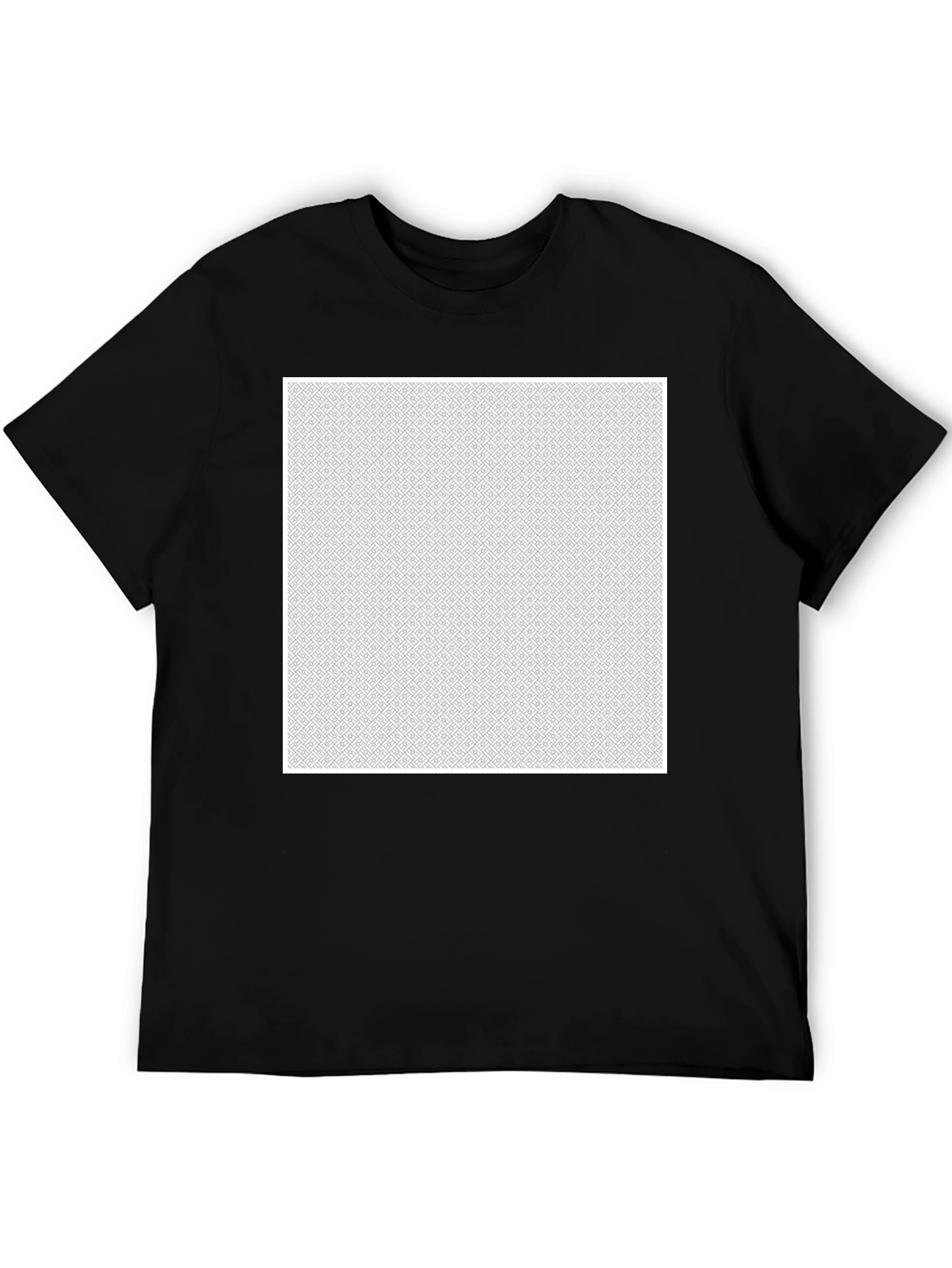 Modern Pattern T-Shirt - Stylish Geometric Tee