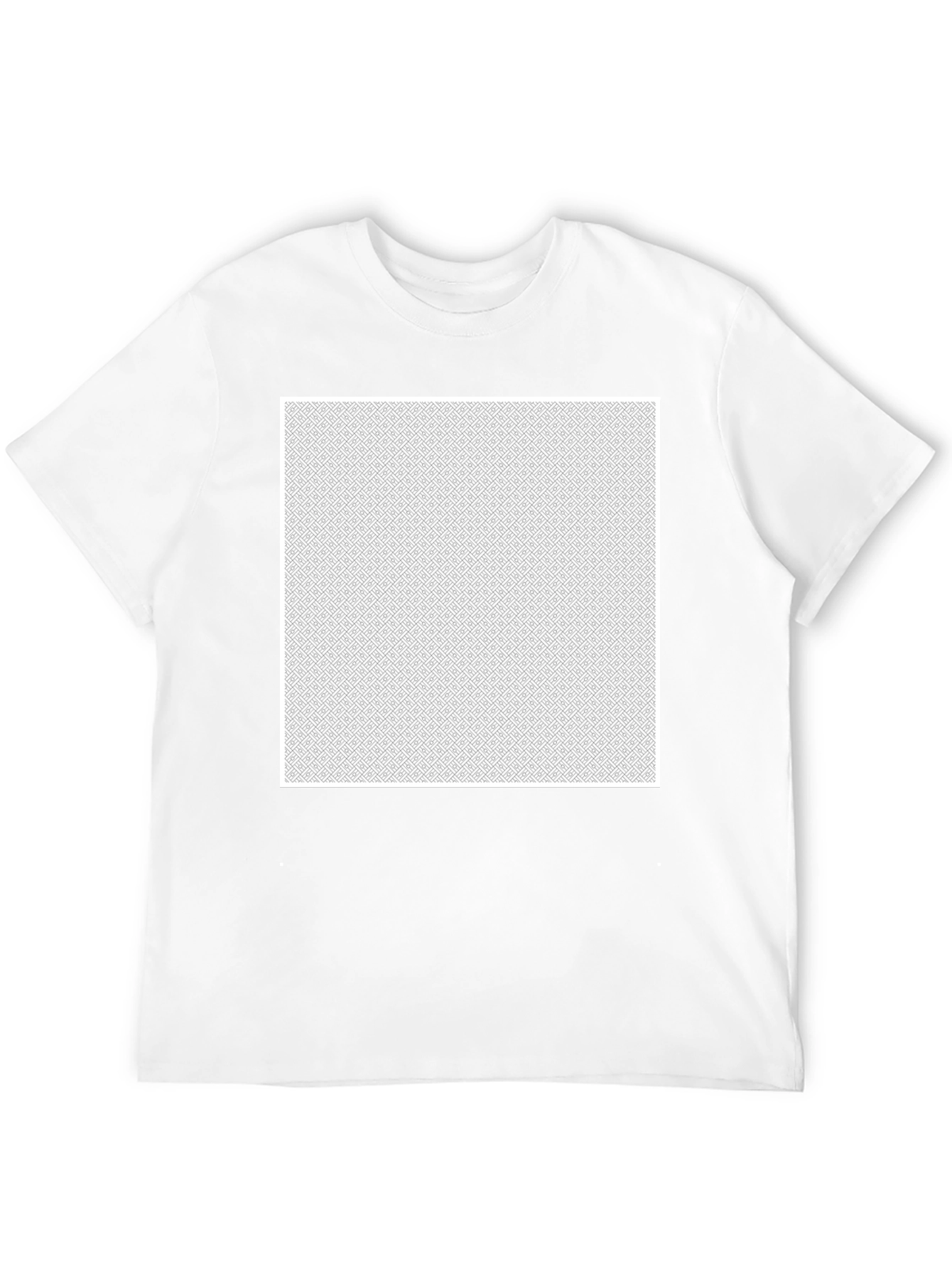 Modern Pattern T-Shirt - Stylish Geometric Tee