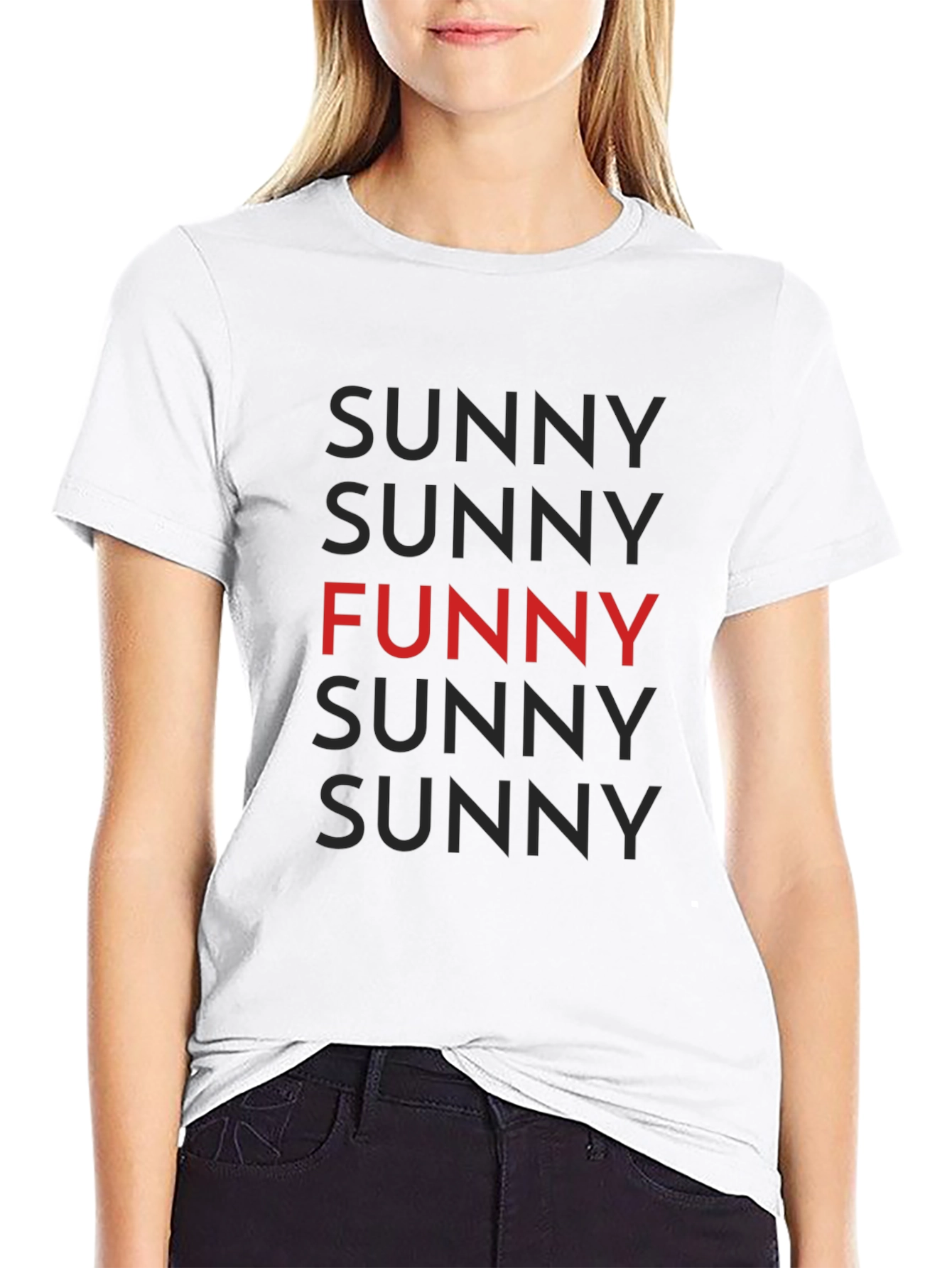 Funny Sunny T-Shirt - Unique Graphic Tee