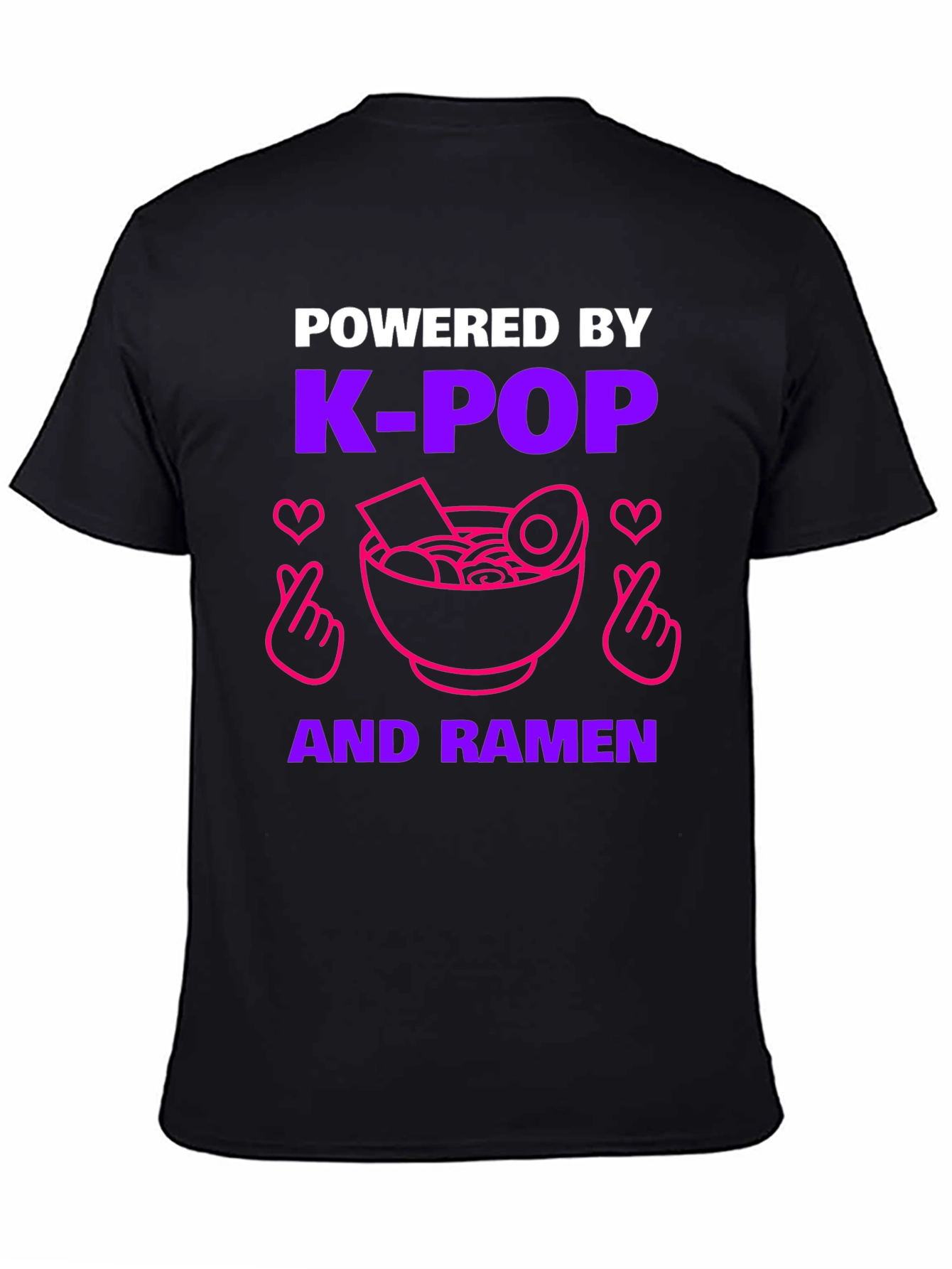 K-Pop & Ramen Powered T-Shirt