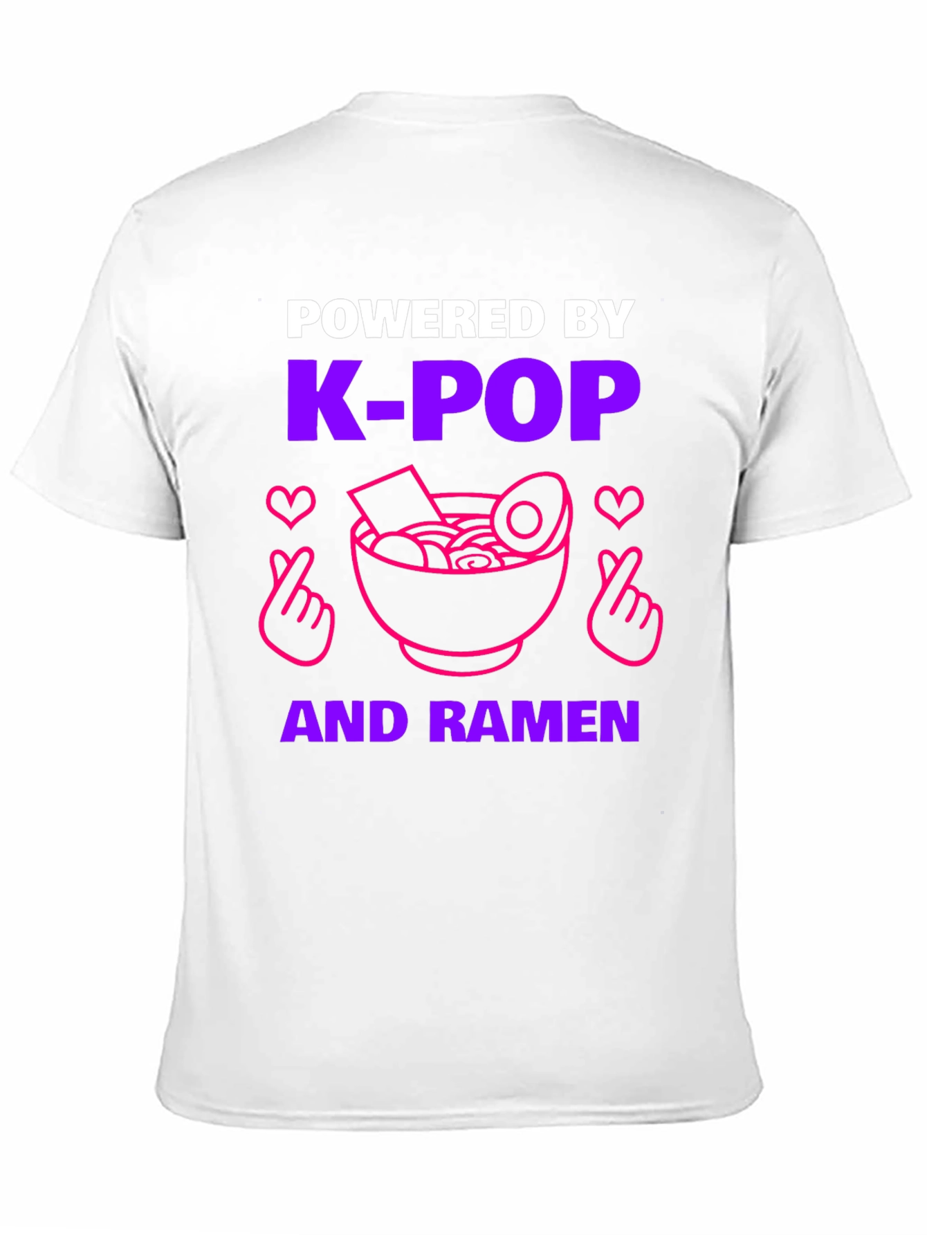 K-Pop & Ramen Powered T-Shirt