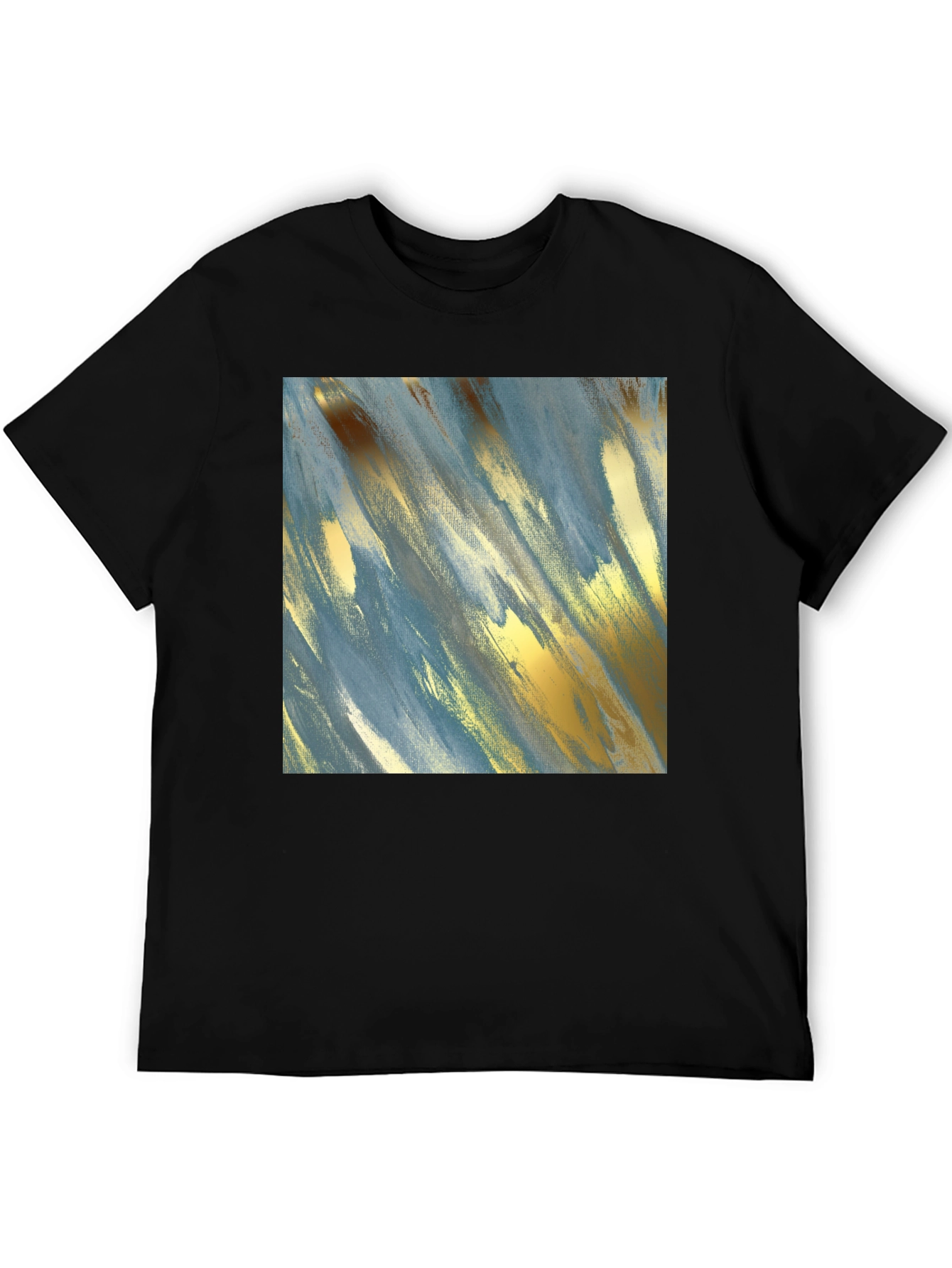 Abstract Art T-Shirt - Modern Brushstroke Design