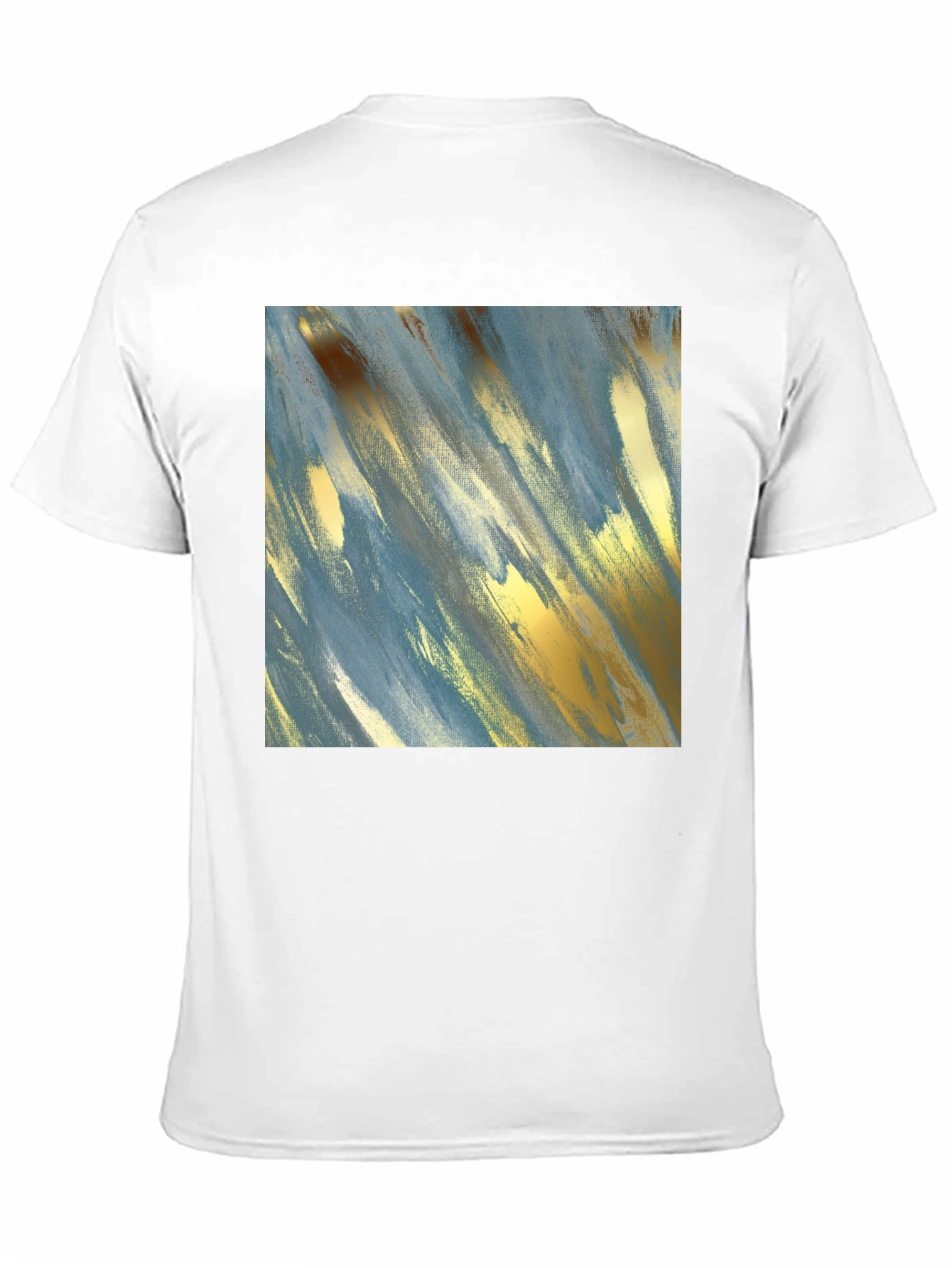 Abstract Art T-Shirt - Modern Brushstroke Design
