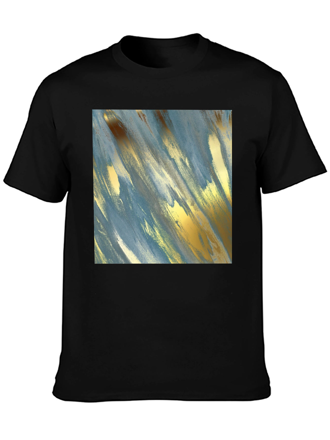 Abstract Art T-Shirt - Modern Brushstroke Design