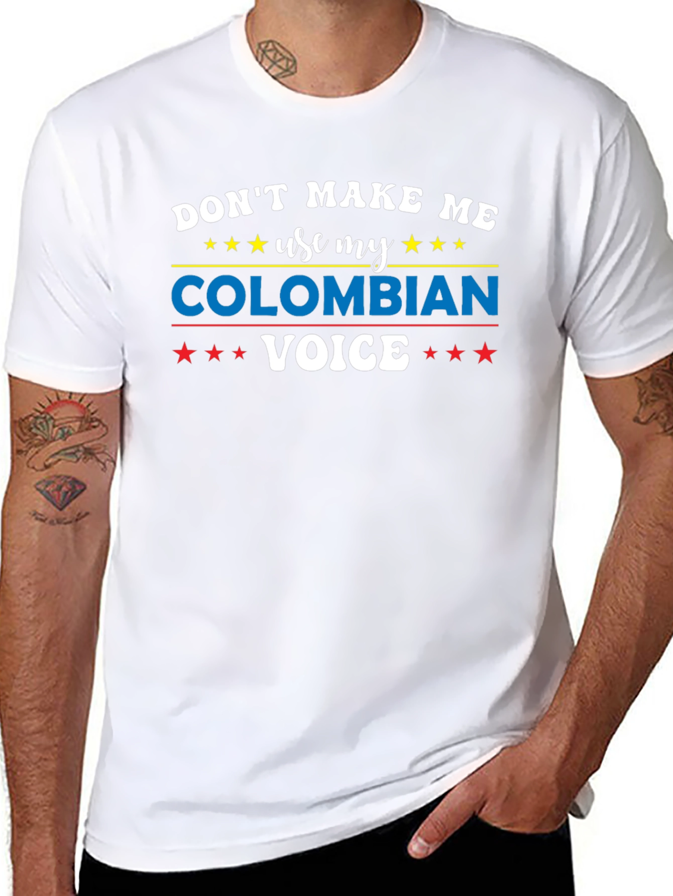 Colombian Voice T-Shirt - Funny Graphic Tee