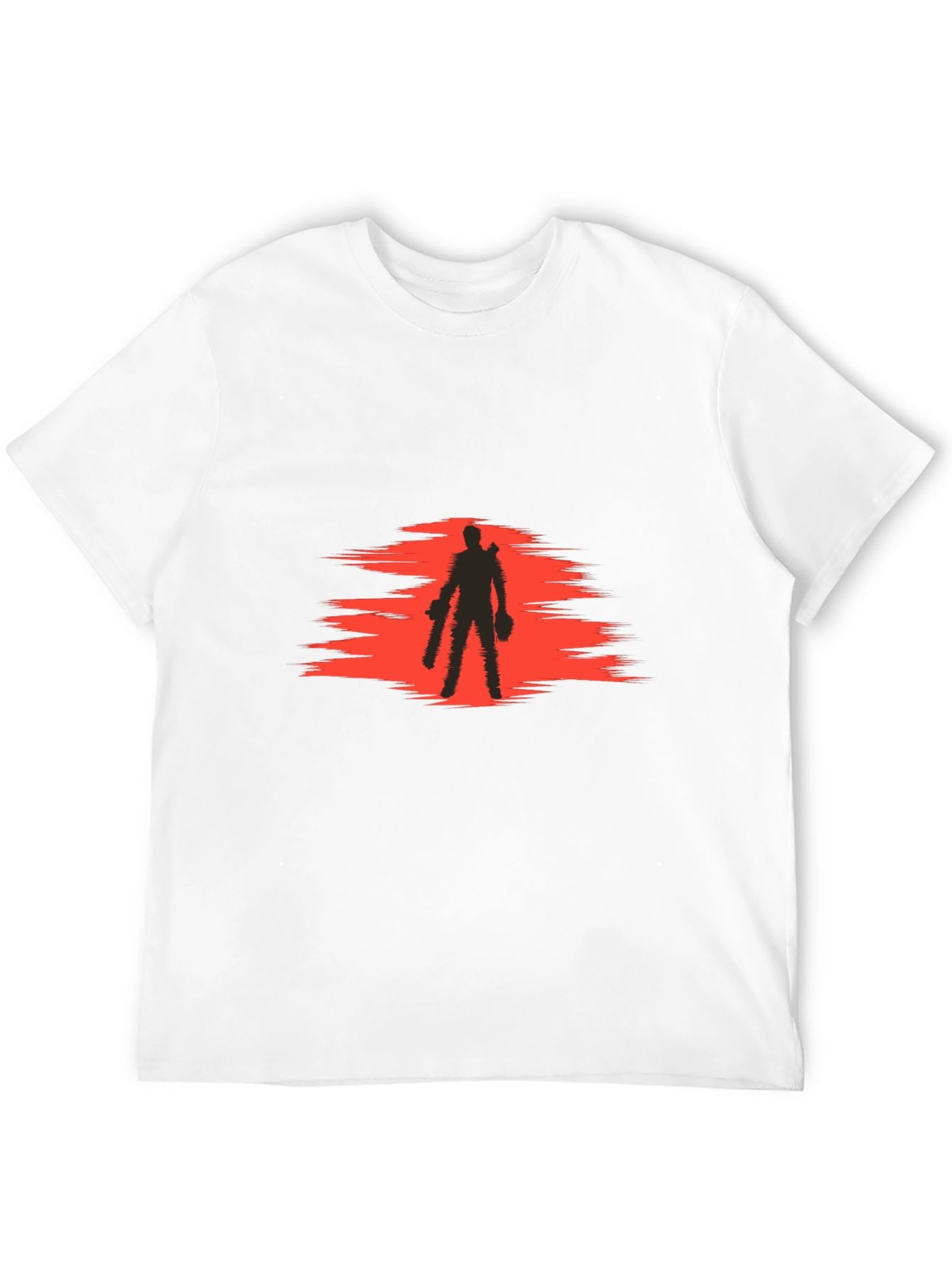 Silhouette Gamer Black T-Shirt