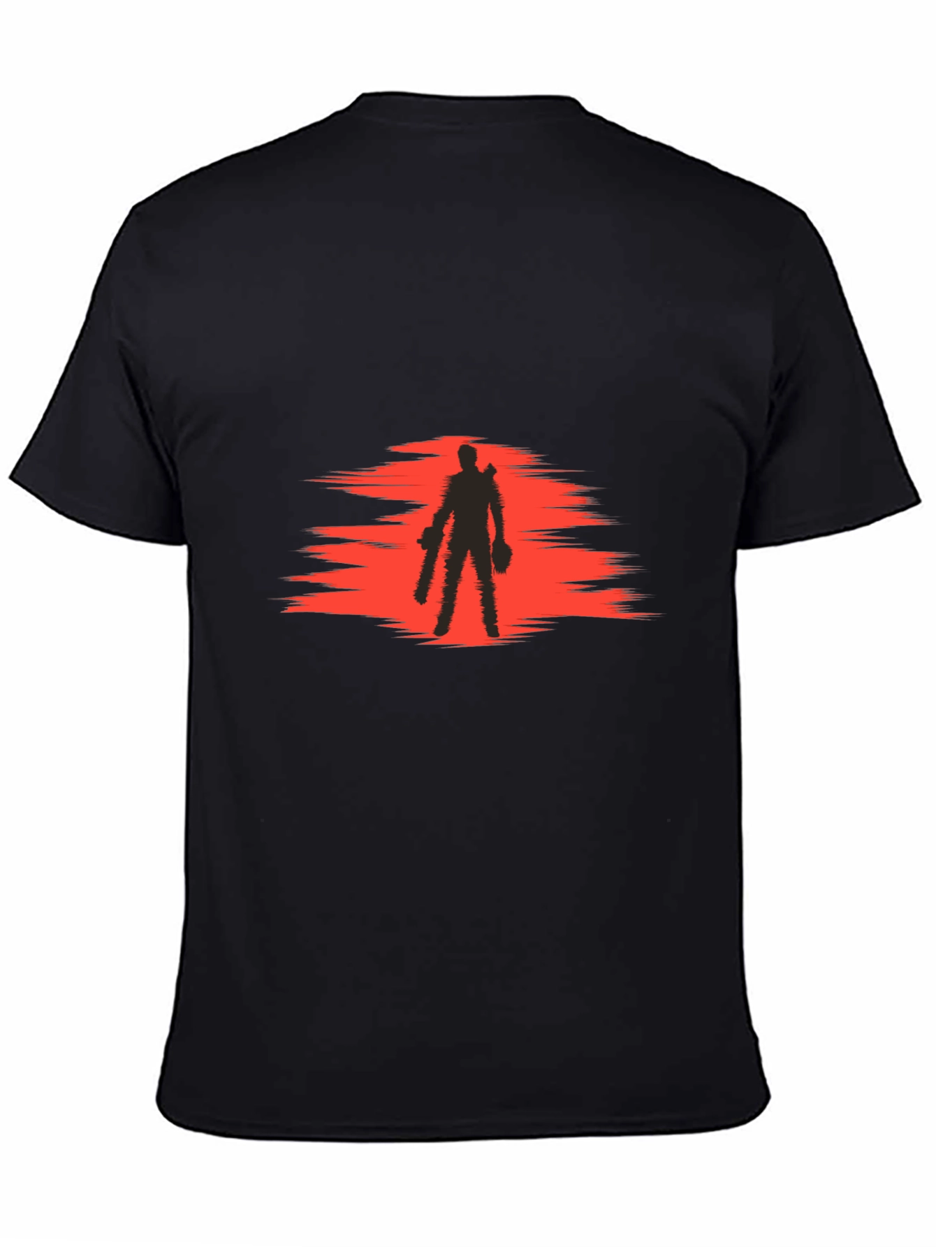 Silhouette Gamer Black T-Shirt