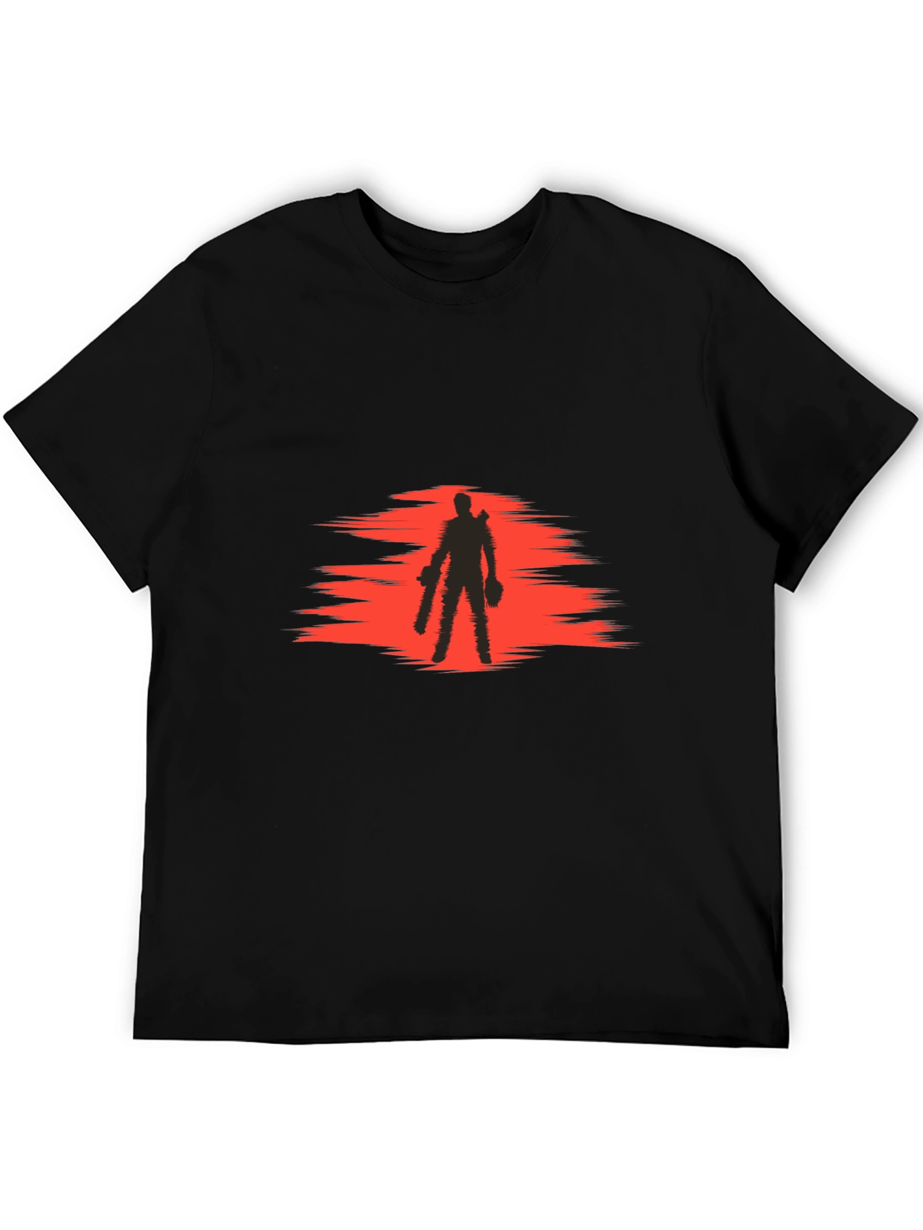 Silhouette Gamer Black T-Shirt