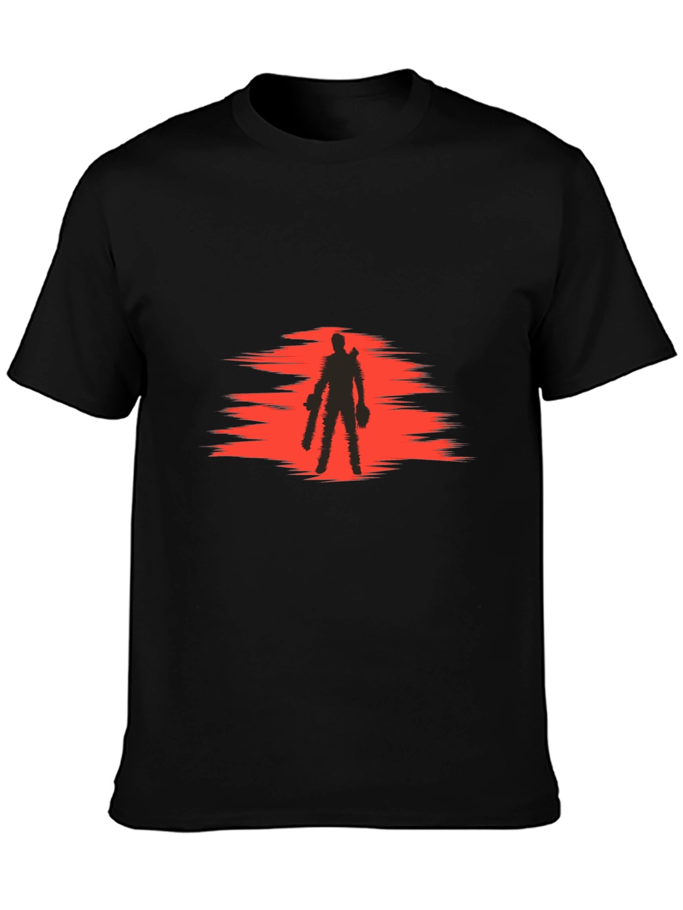 Silhouette Gamer Black T-Shirt