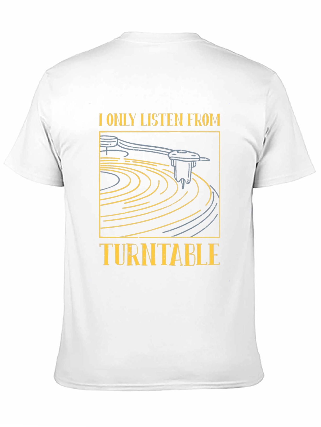 Turntable Graphic Tee - Music Lover T-Shirt