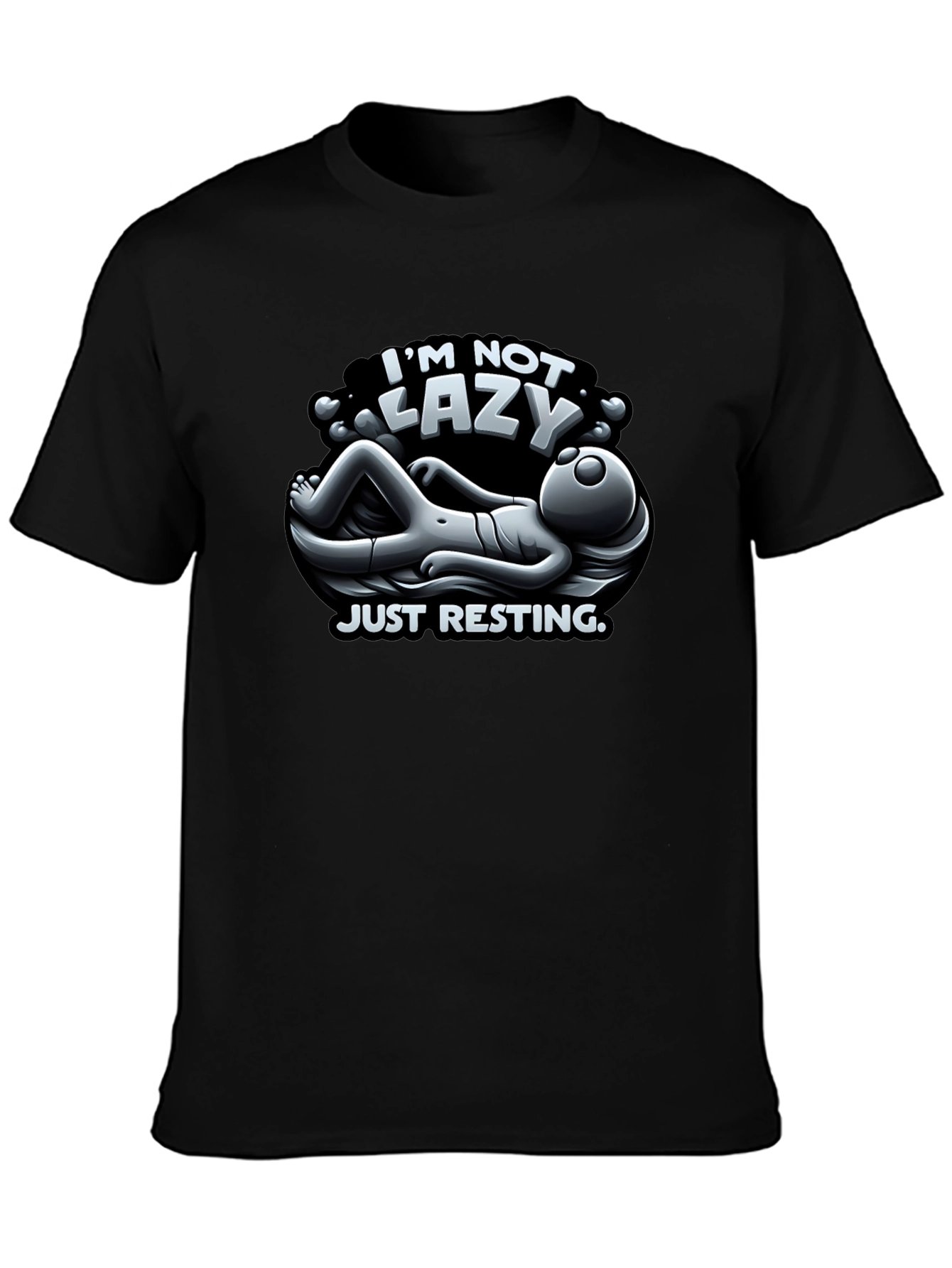 Im Not Lazy T-Shirt - Funny Resting Alien Tee
