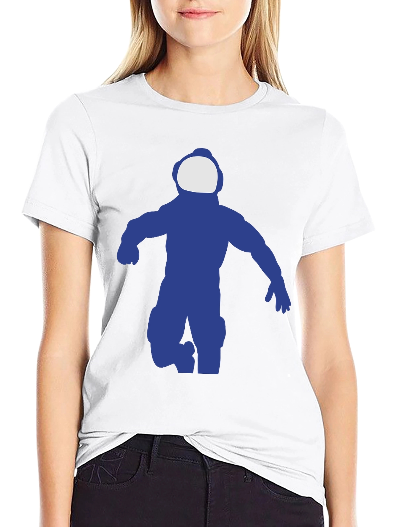 Astronaut T-Shirt - Classic Black Crew Neck Tee