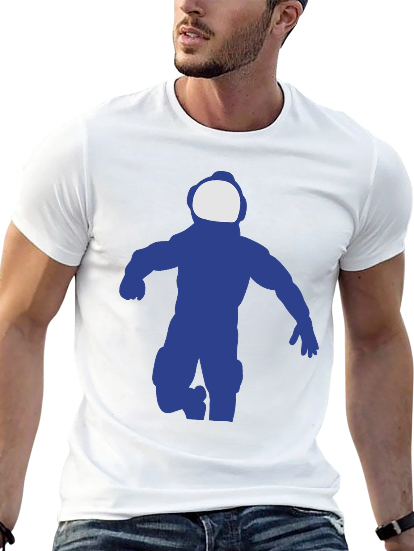 Astronaut T-Shirt - Classic Black Crew Neck Tee