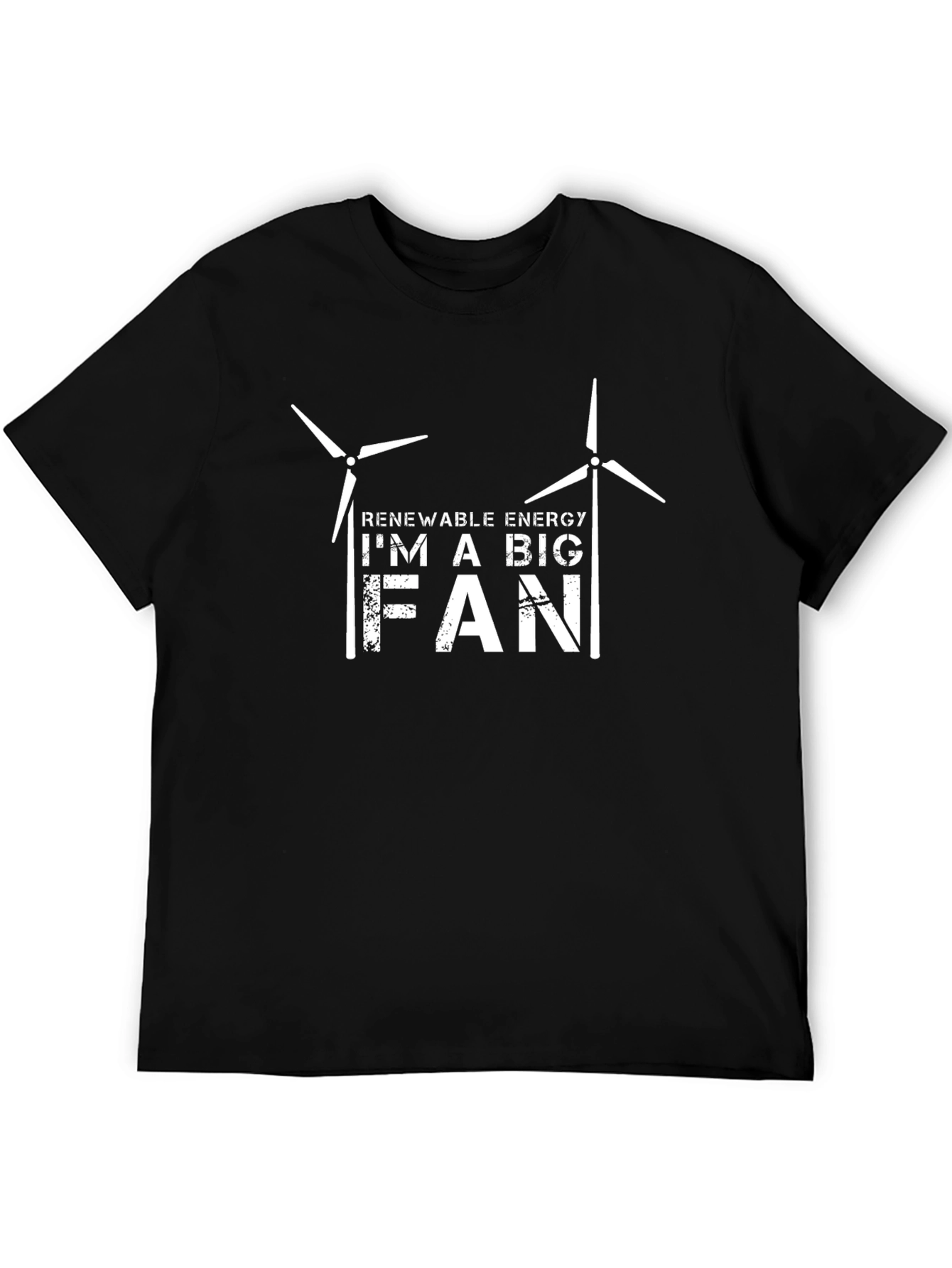 Renewable Energy Fan Graphic Tee - Black