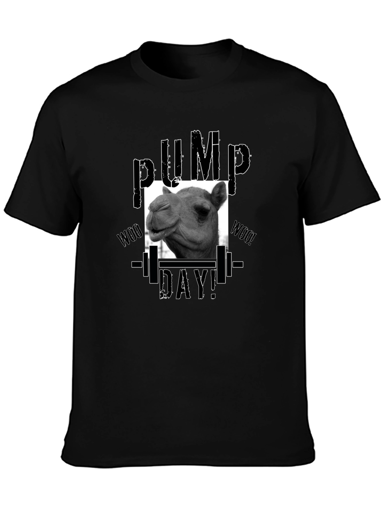 Camel Pump Day Black T-Shirt