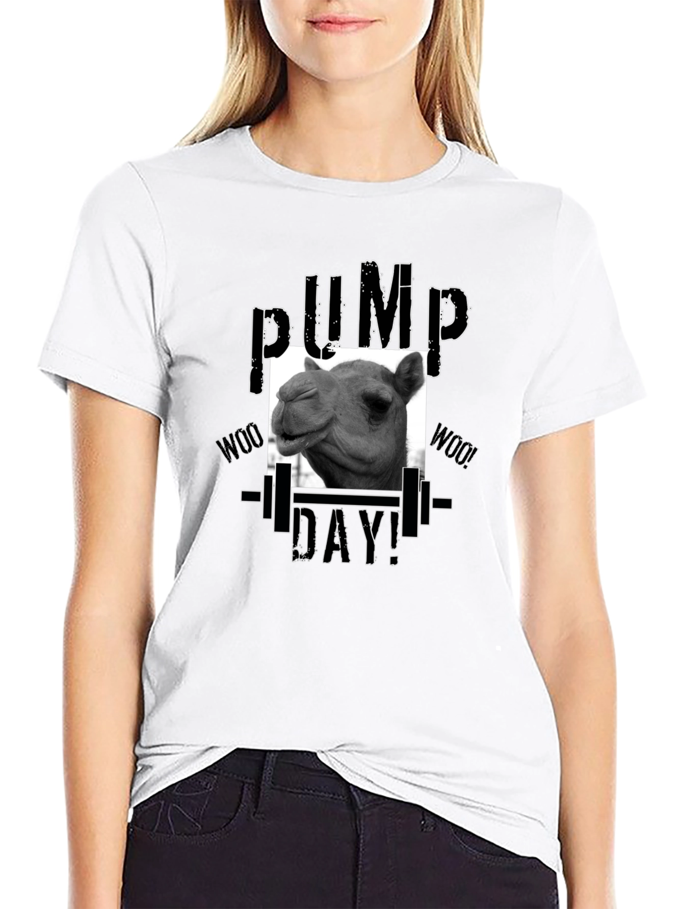 Camel Pump Day Black T-Shirt