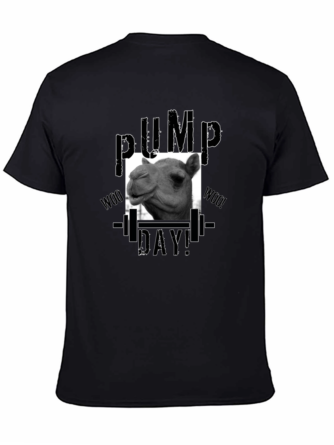 Camel Pump Day Black T-Shirt