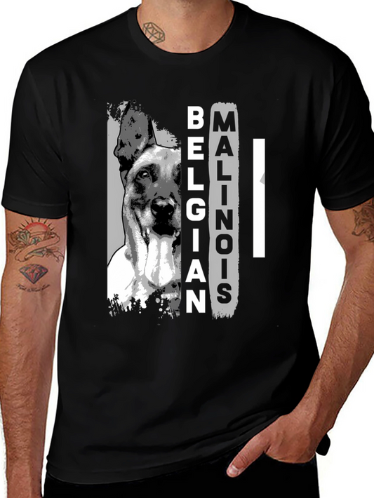 Belgian Malinois Dog Graphic T-Shirt