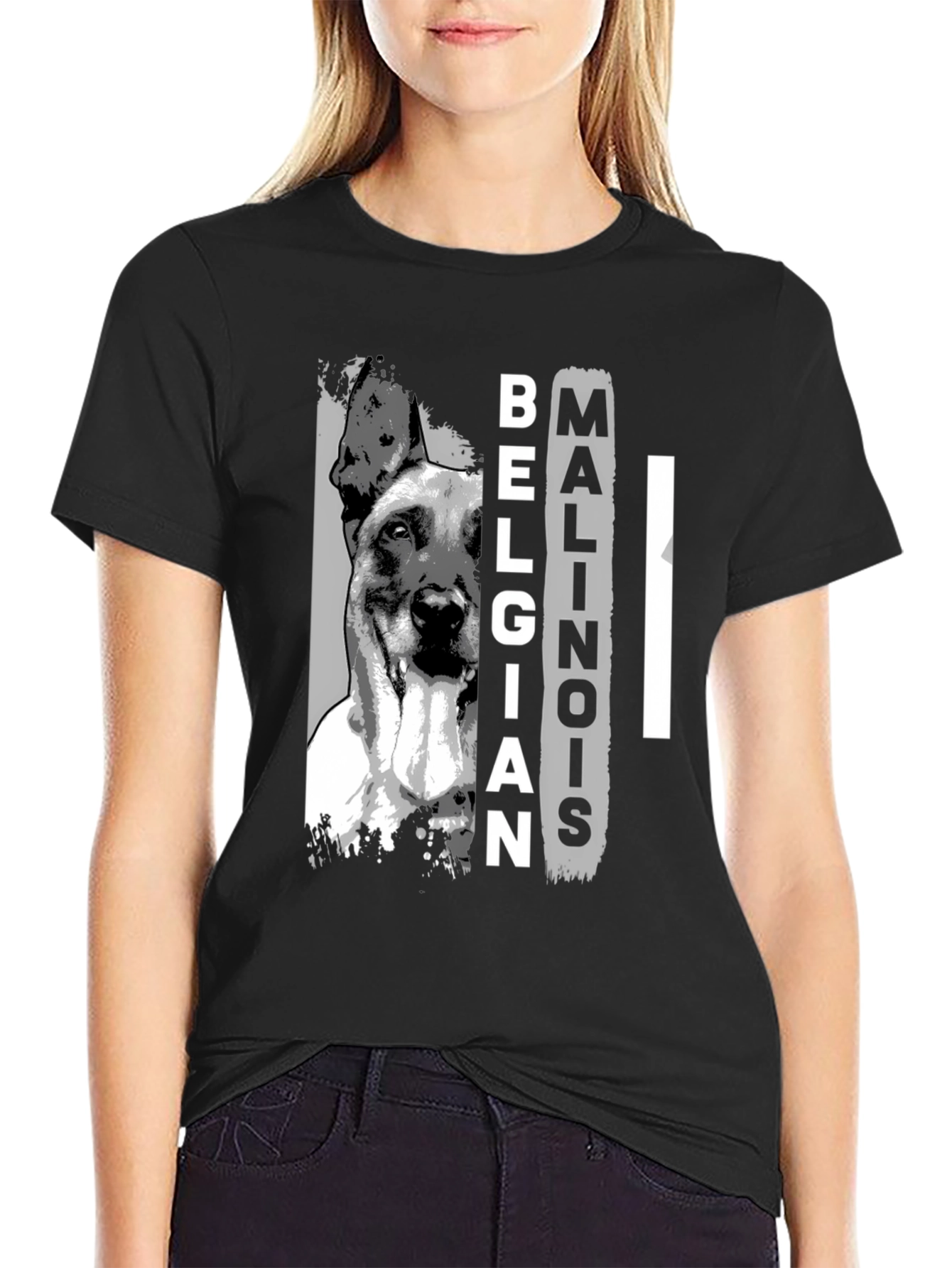 Belgian Malinois Dog Graphic T-Shirt