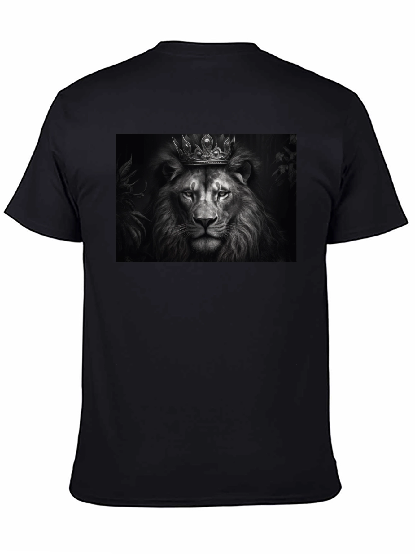 Lion King Graphic Tee - Black Cotton Blend