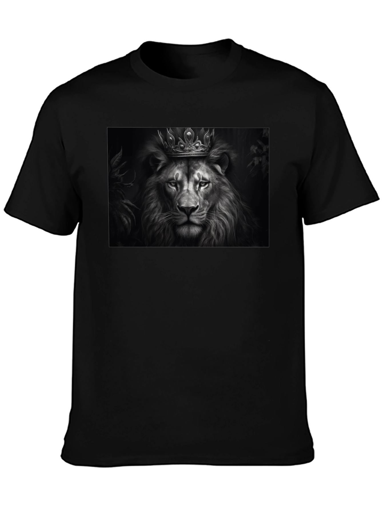 Lion King Graphic Tee - Black Cotton Blend