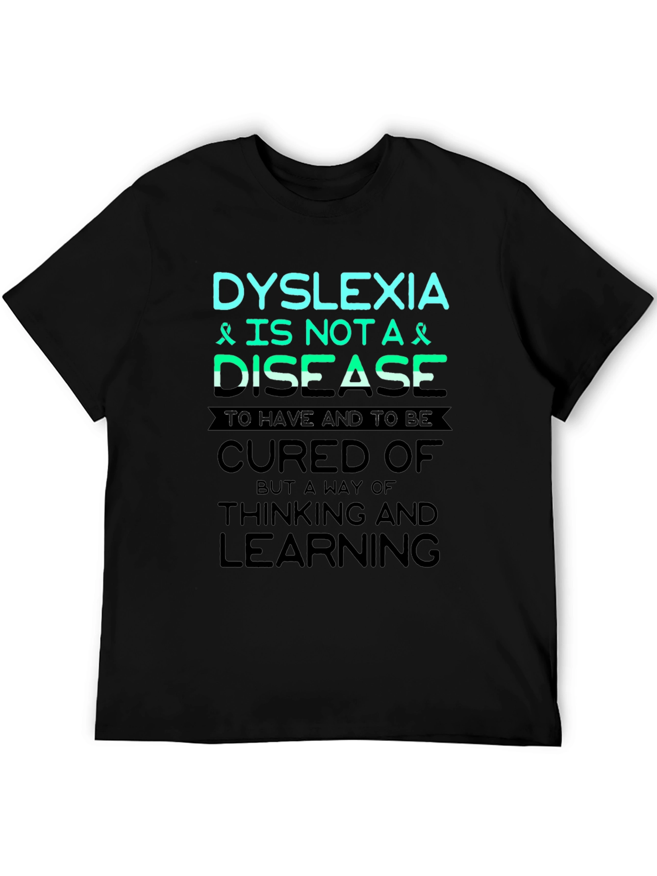 Dyslexia Awareness T-Shirt: Thinking & Learning