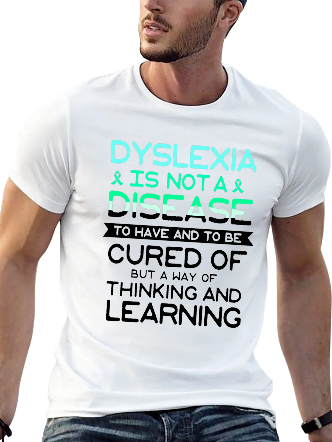 Dyslexia Awareness T-Shirt: Thinking & Learning