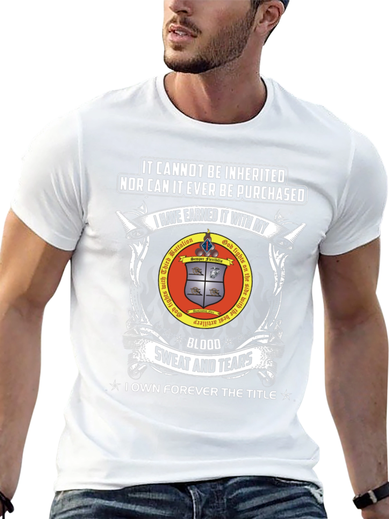 Earned Honor T-Shirt: Blood Sweat and Tears