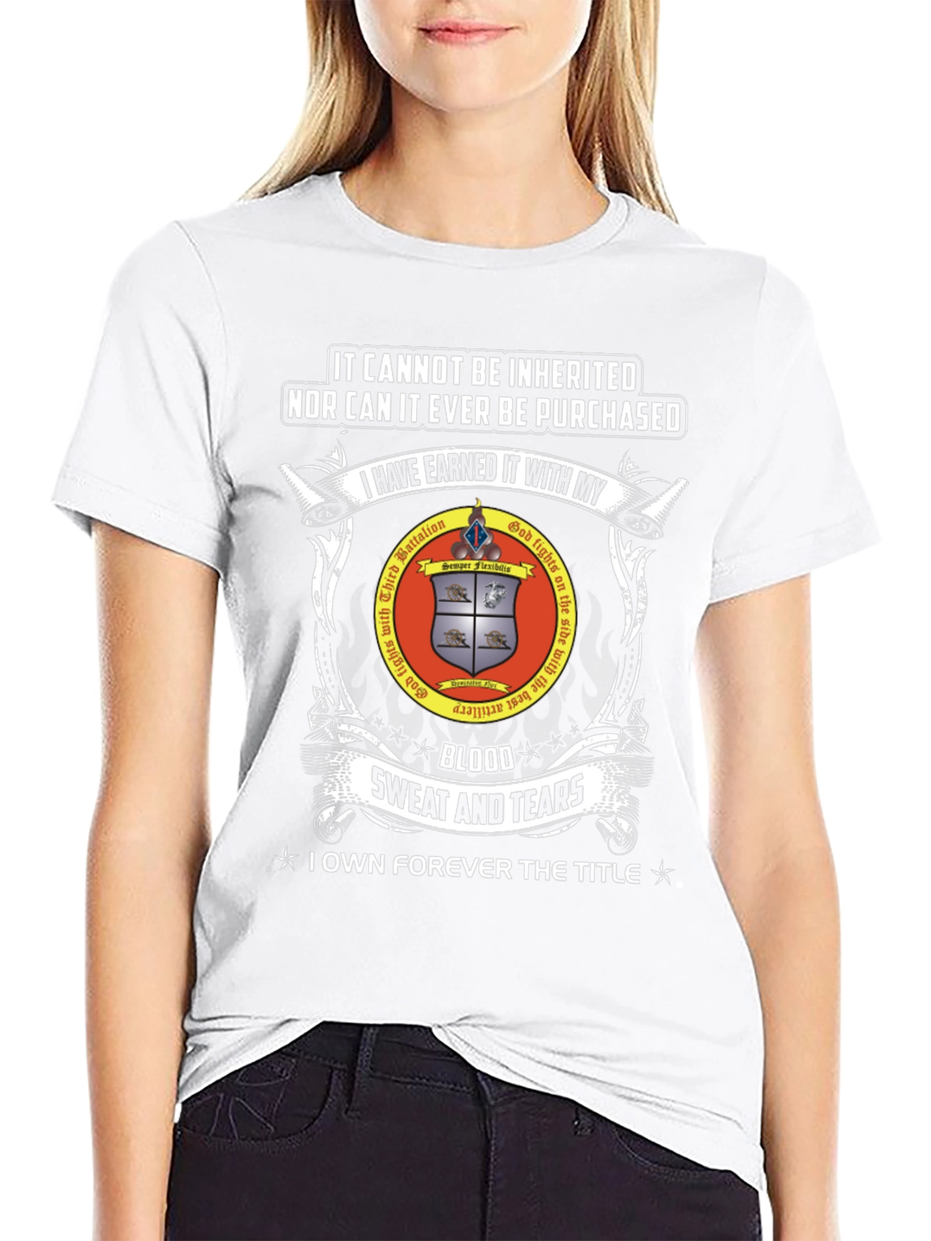 Earned Honor T-Shirt: Blood Sweat and Tears